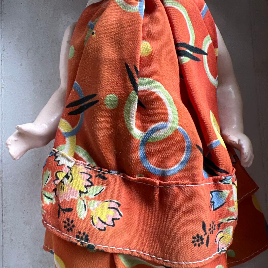 アンティーク　ビスクドール　スリーピングアイ　デッドストック当時物