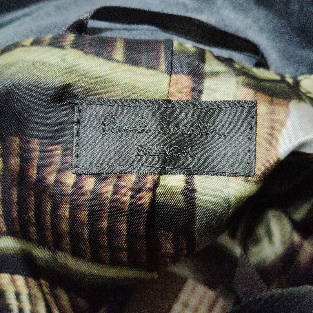 Paul Smith BLACK　ポールスミス　ベロアセットアップスーツ　本棚柄