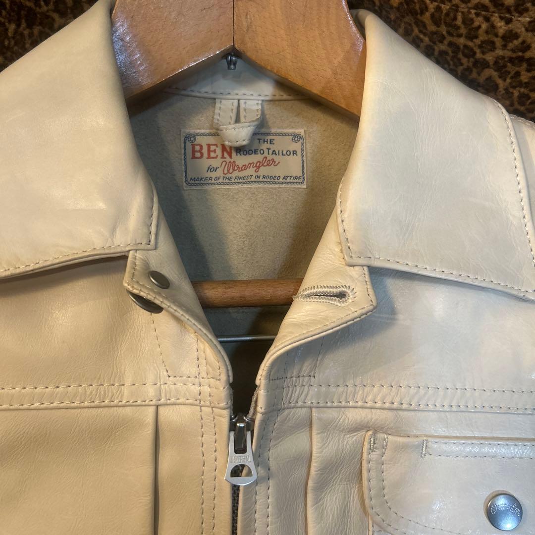 BEN  TAILOR レザージャケット BIGIラングラーコラボ中古