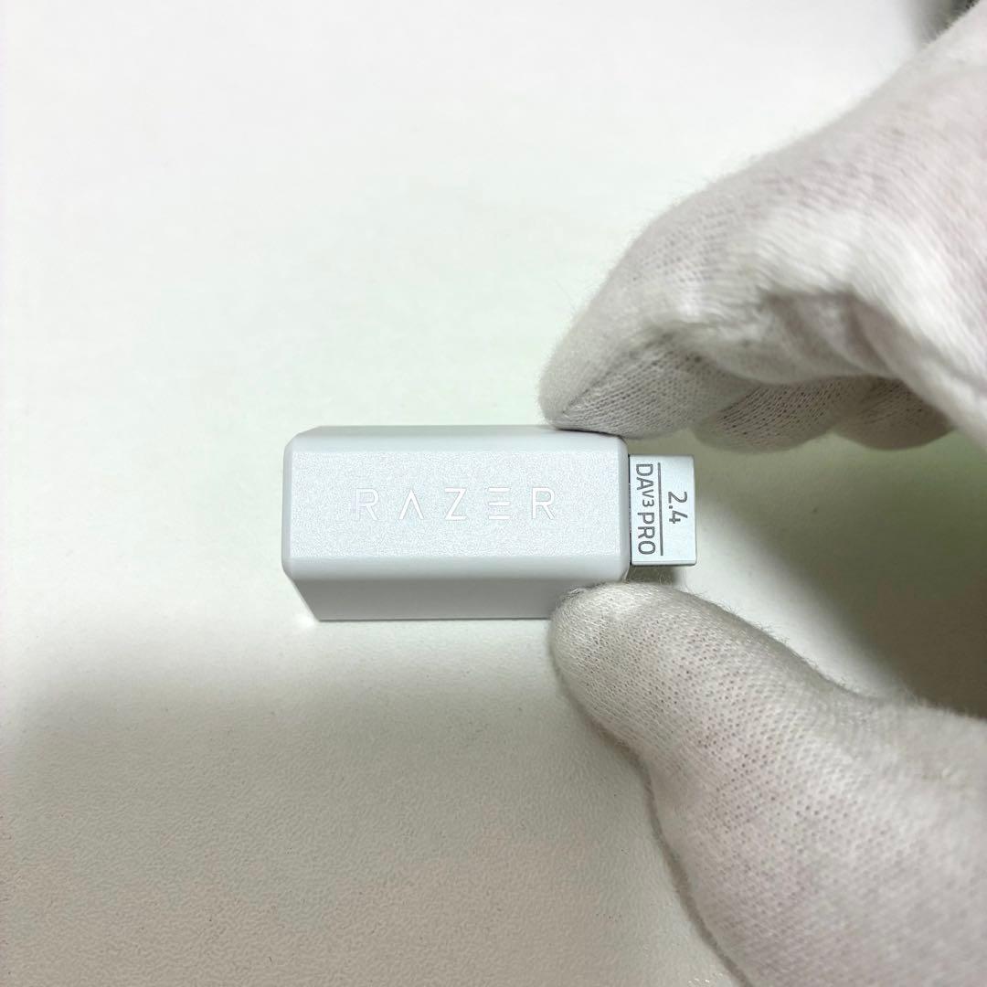 【極美品】Razer DeathAdder V3 pro (White)