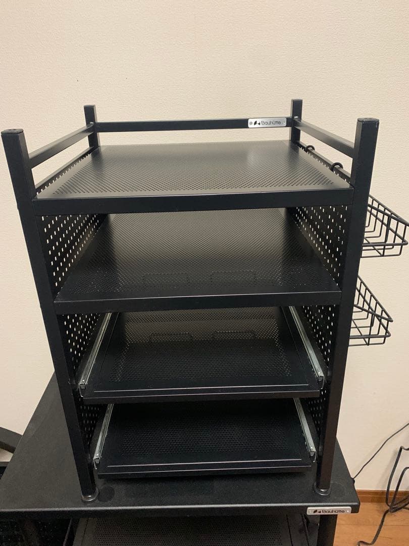 Bauhutte ゲーム機収納ラック　BHS-380G