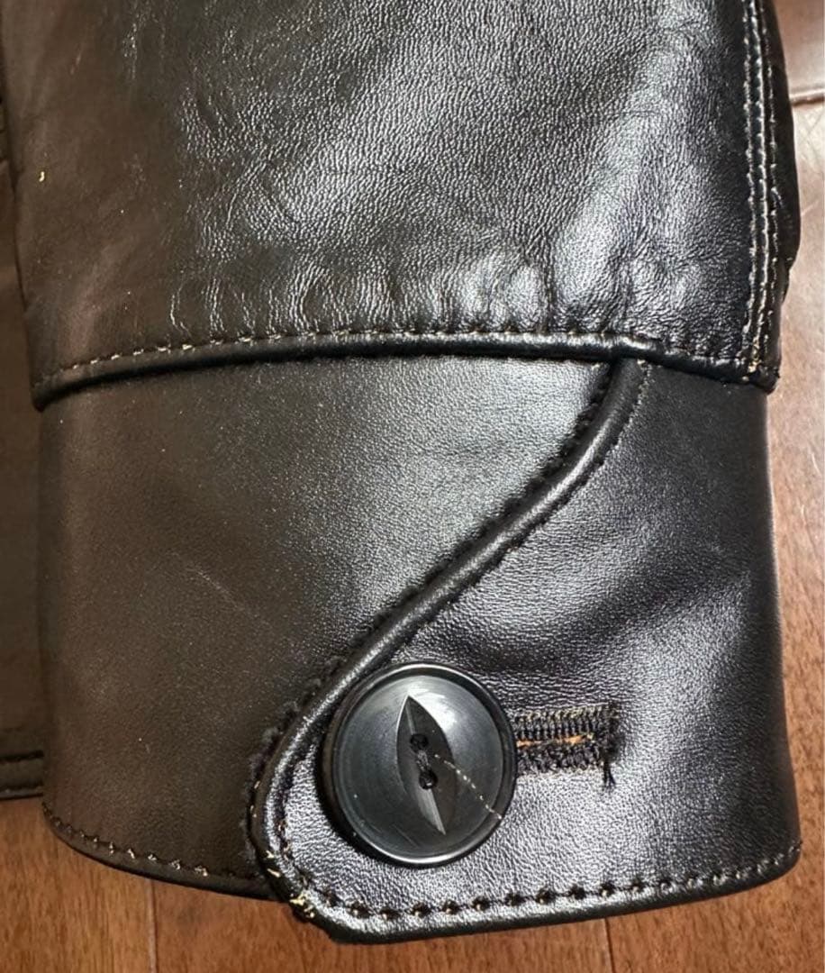 subculture サブカルチャー　レザーカーコート　2