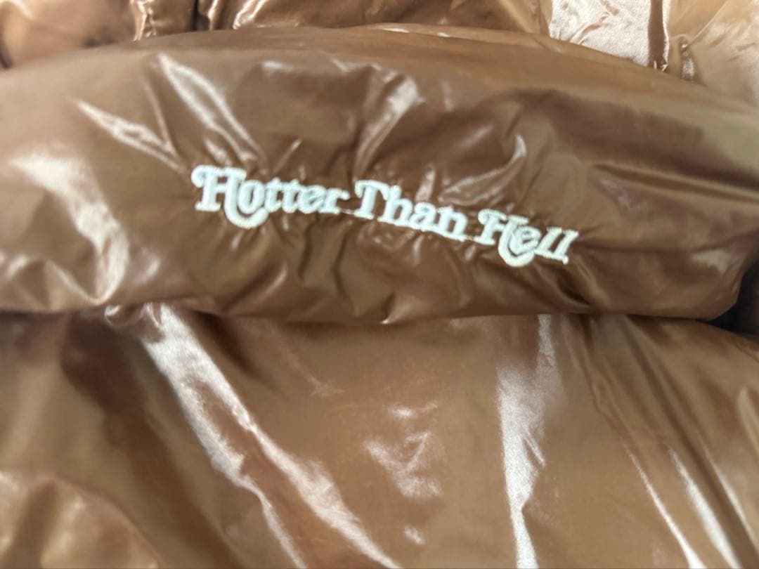 HTH two way puffy down jacket カーキ