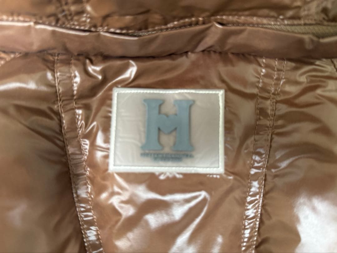 HTH two way puffy down jacket カーキ