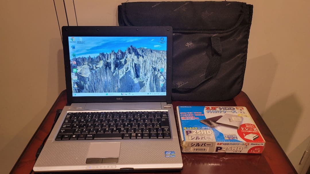 NEC Corei7 Office 2021認証 & 外付けHDDケース