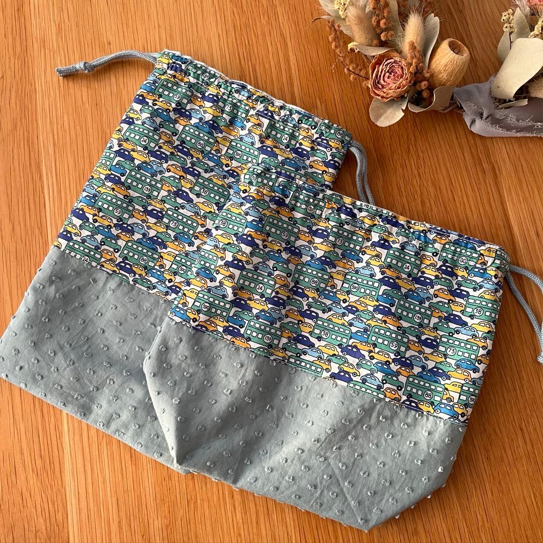 ★cocoro★＊リバティ生地使用＊巾着セット