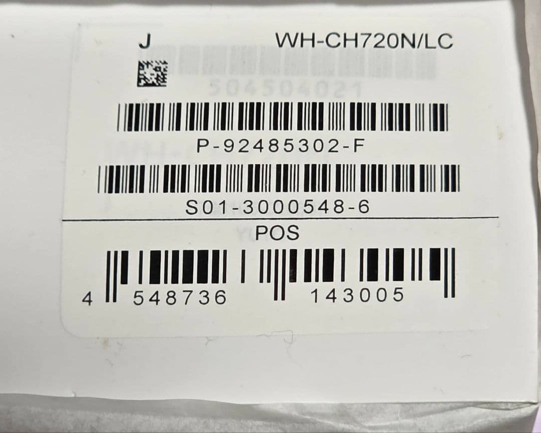 SONY WH-CH720N ワイヤレスヘッドホン ブルー