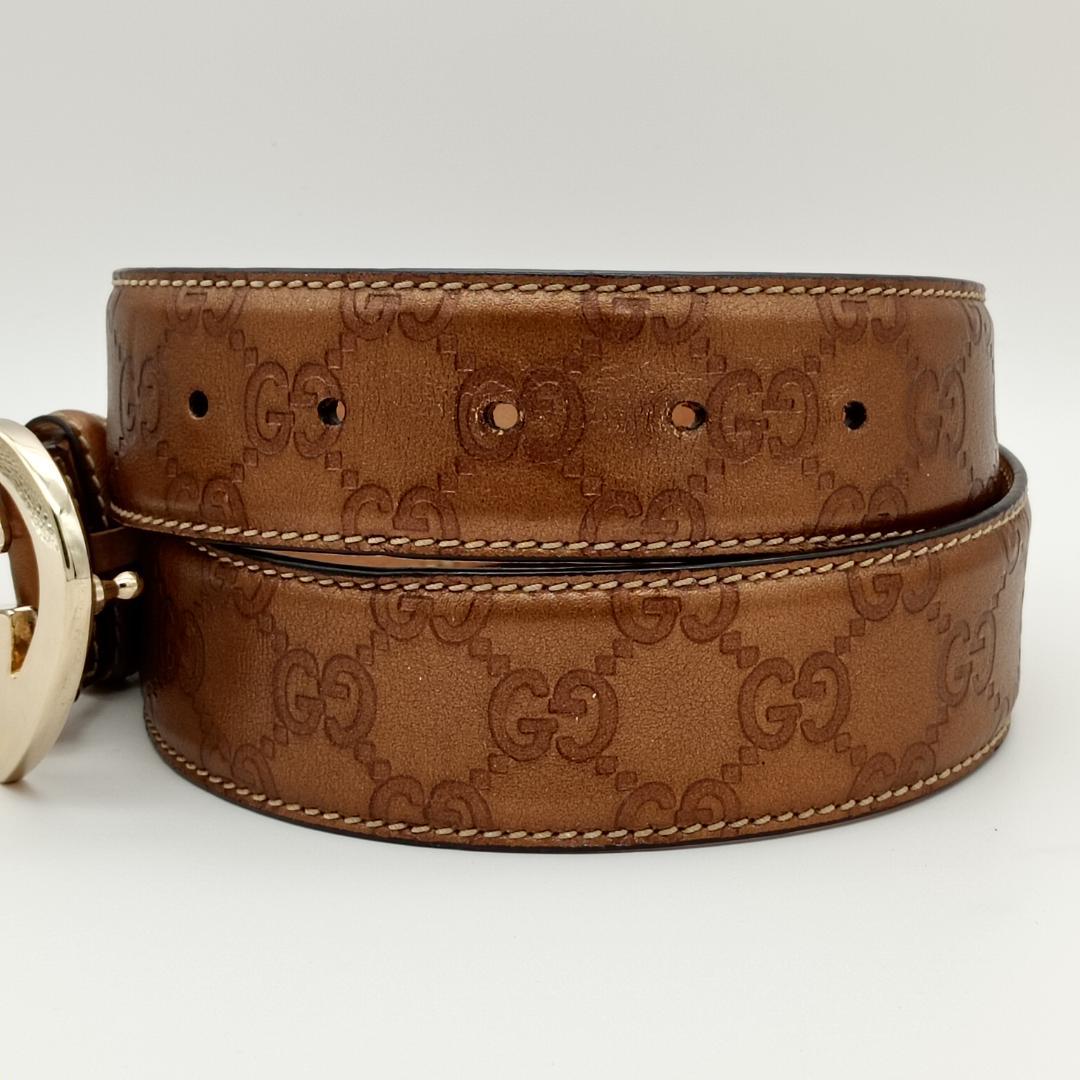 GUCCI グッチ ハート インターロッキングG ベルト 85