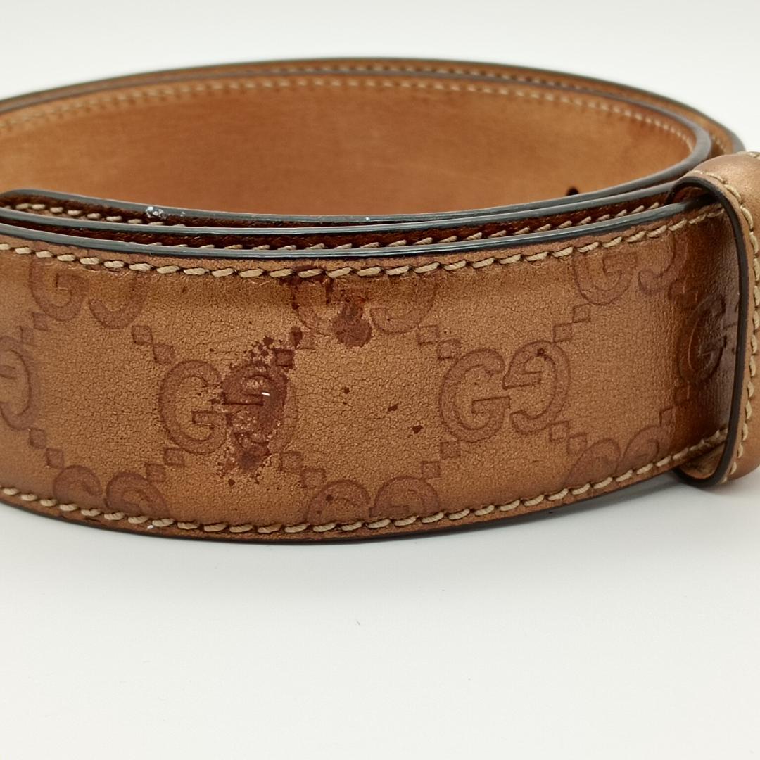 GUCCI グッチ ハート インターロッキングG ベルト 85