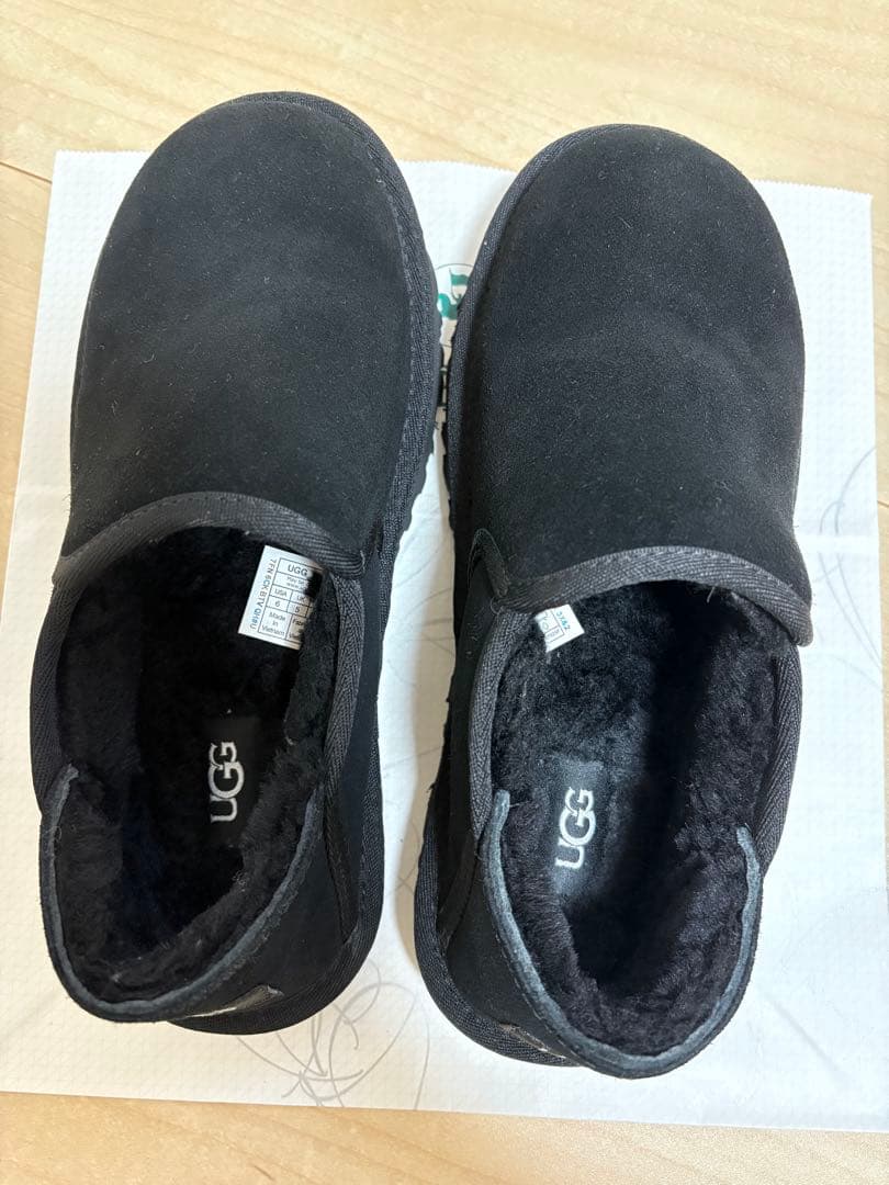 UGG ブラック ムートン　24㎝