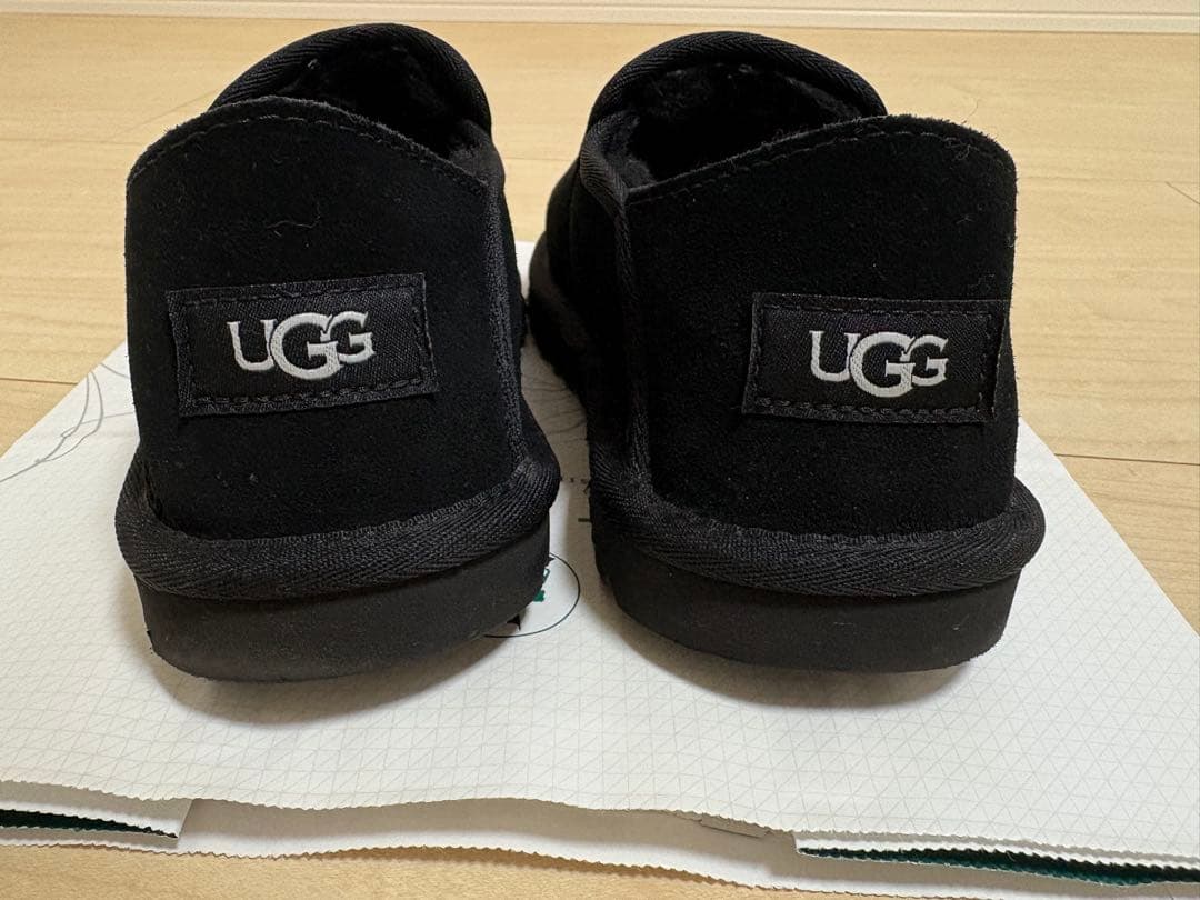 UGG ブラック ムートン　24㎝