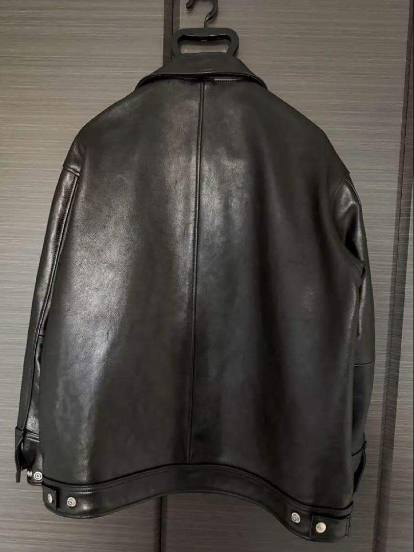 Schott NYC LEATHER TRACKER JACKET M ブラック