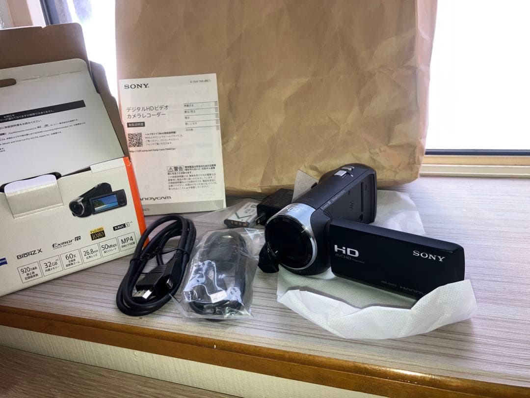 極美品 SONY HDR-CX470 ビデオカメラ 本体