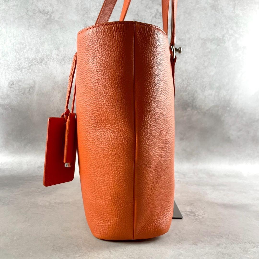 ペッレモルビダ ビジネストート 通勤 ブリーフバッグ 希少カラー オレンジ
