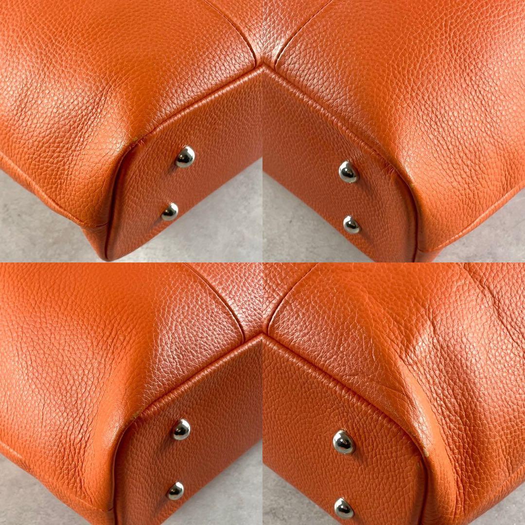 ペッレモルビダ ビジネストート 通勤 ブリーフバッグ 希少カラー オレンジ