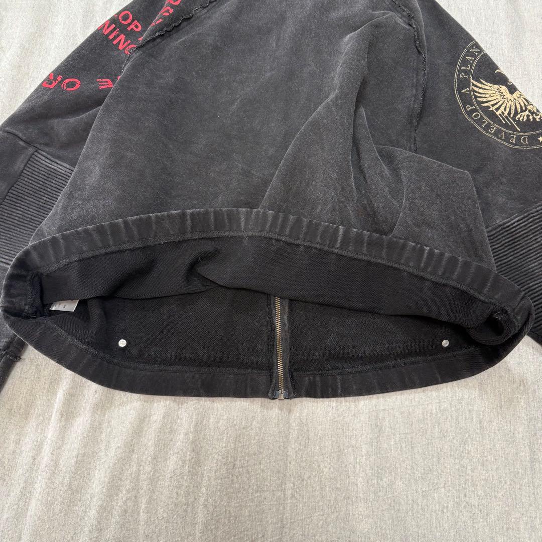 a♡ 様 ダンケシェーン ケミカルウォッシュ 加工 ヴィンテージ パーカー 黒