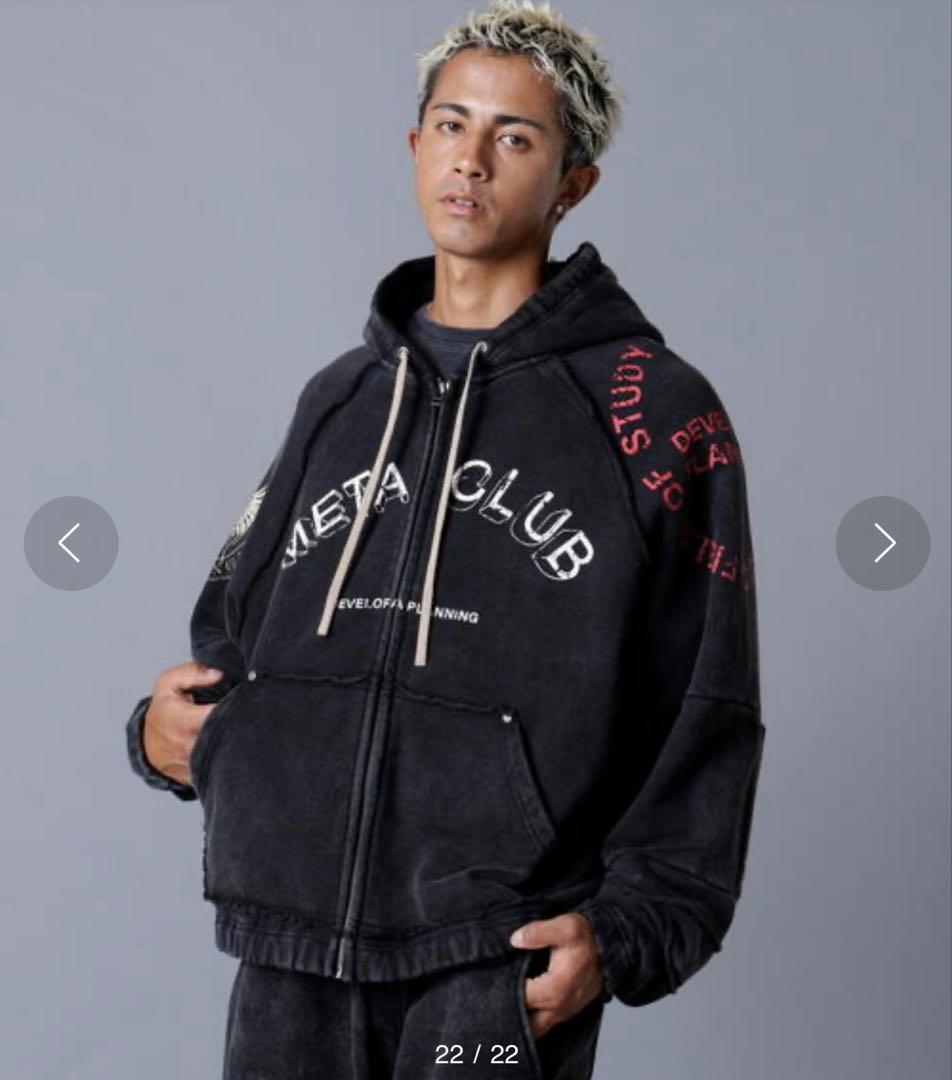 a♡ 様 ダンケシェーン ケミカルウォッシュ 加工 ヴィンテージ パーカー 黒