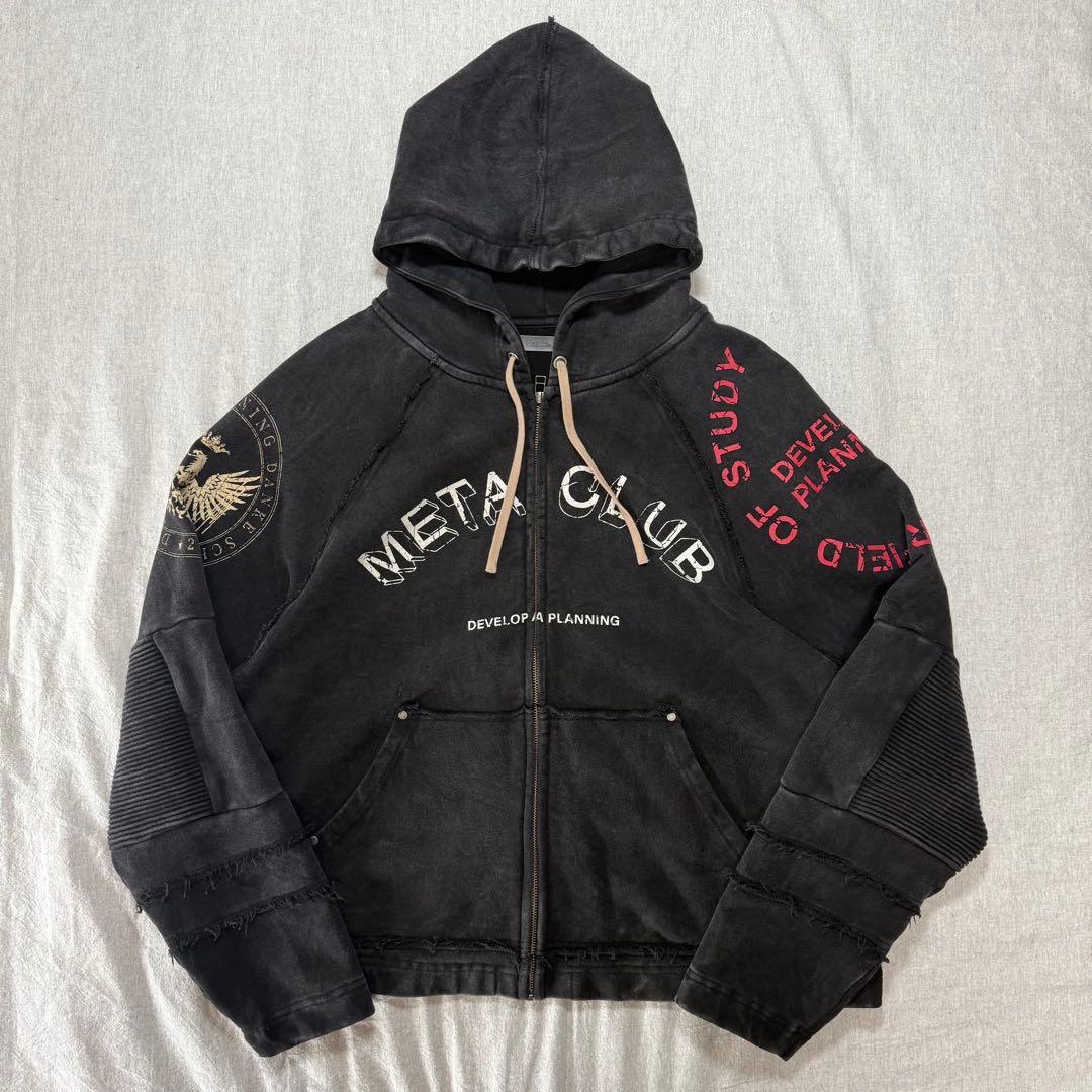 a♡ 様 ダンケシェーン ケミカルウォッシュ 加工 ヴィンテージ パーカー 黒