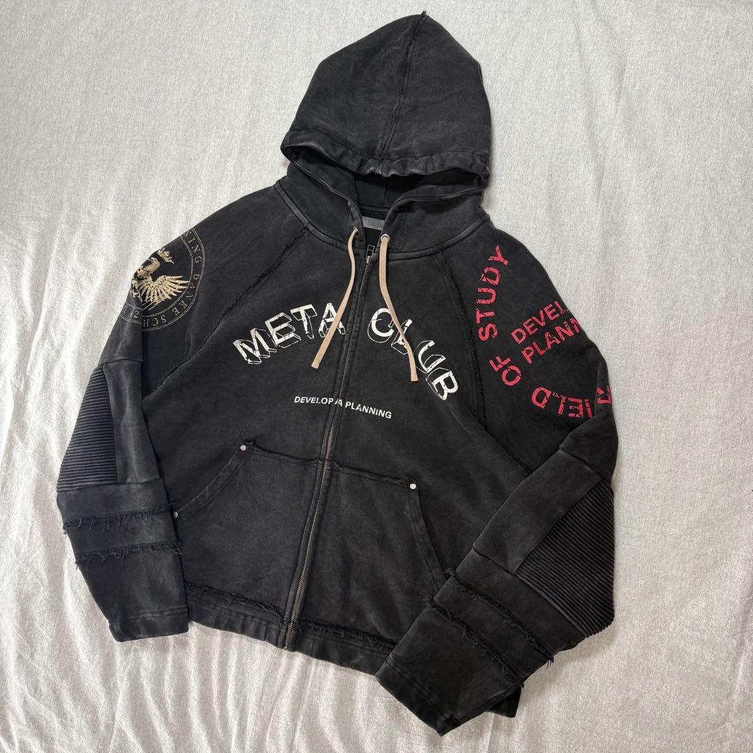 a♡ 様 ダンケシェーン ケミカルウォッシュ 加工 ヴィンテージ パーカー 黒