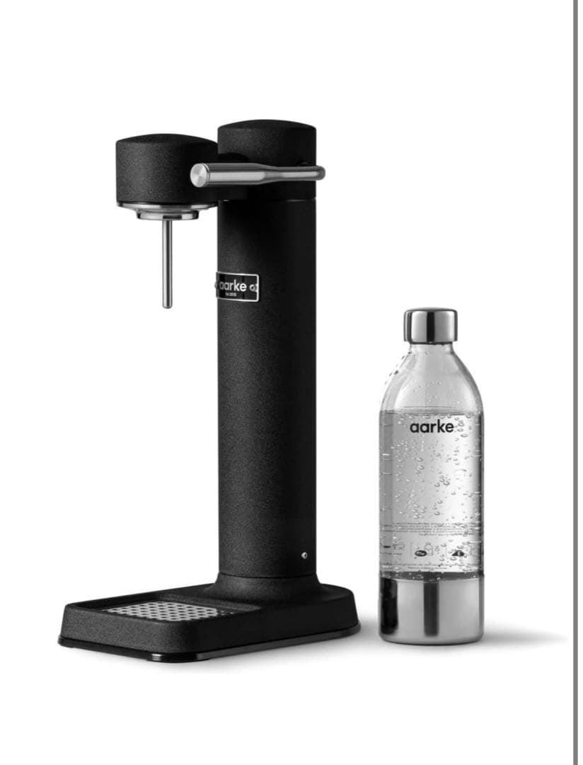 Aarke Carbonator 3 マットブラック ボトル付き