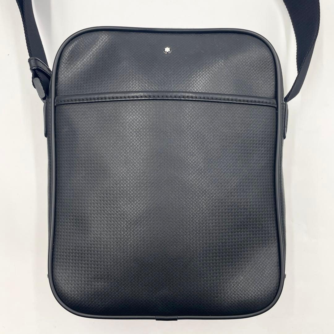 【美品】モンブラン マイスターシュテュックエンボス 本革 ショルダーバッグ