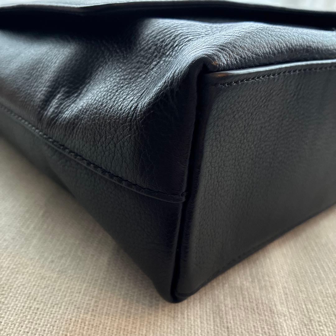 【スーパーマン】コーチ　ブラックレザーメッセンジャーバッグ　未使用