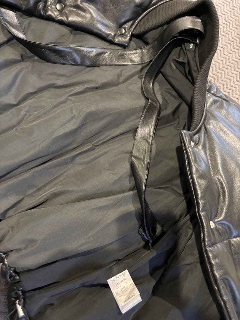 sea room lynn シールームリン　エコレザーパフジャケット　ダウン