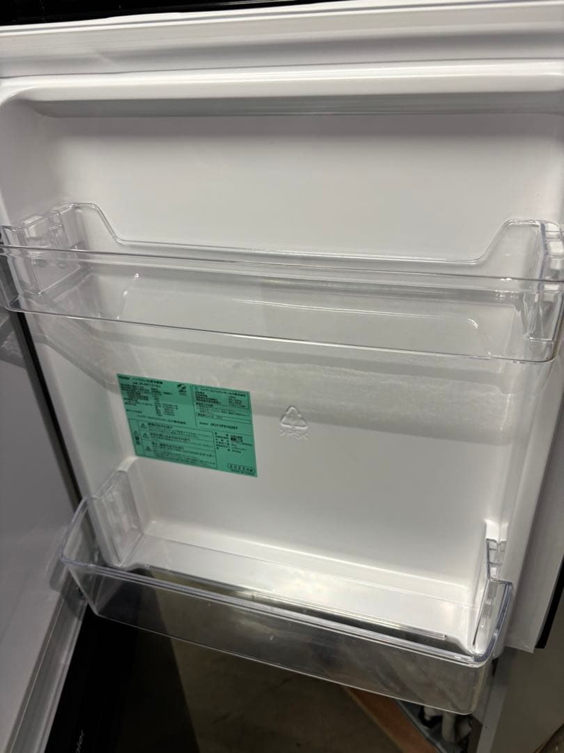 女性オーナー！Haier 2ドア冷蔵庫JR-NF121NJ 2023年製121ℓ