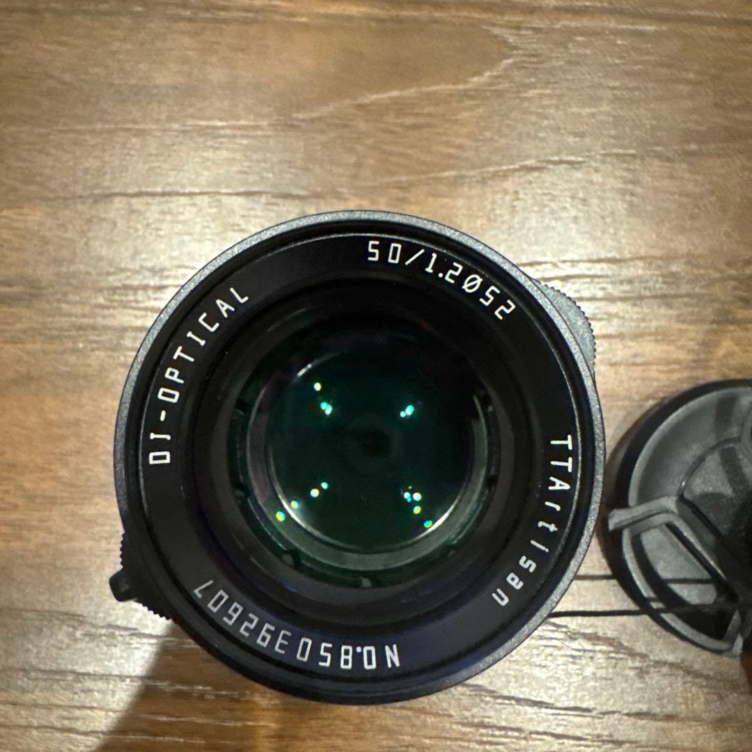 値下げTTArtisan 50mm f/1.2レンズuv付き　キャノン用　rf
