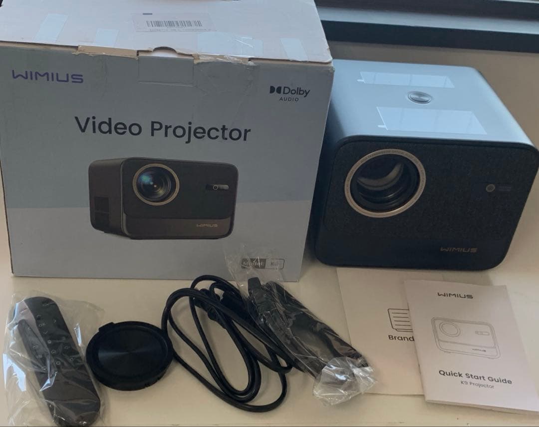 WiMiUS プロジェクター4K 高輝度30000lm TV11.0