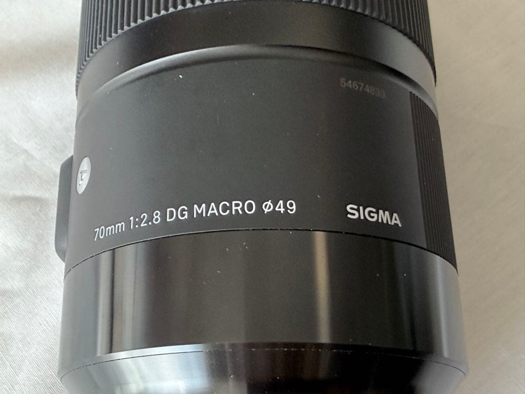 SIGMA 70mm F2.8 DG MACRO Eマウント【保護フィルター付】