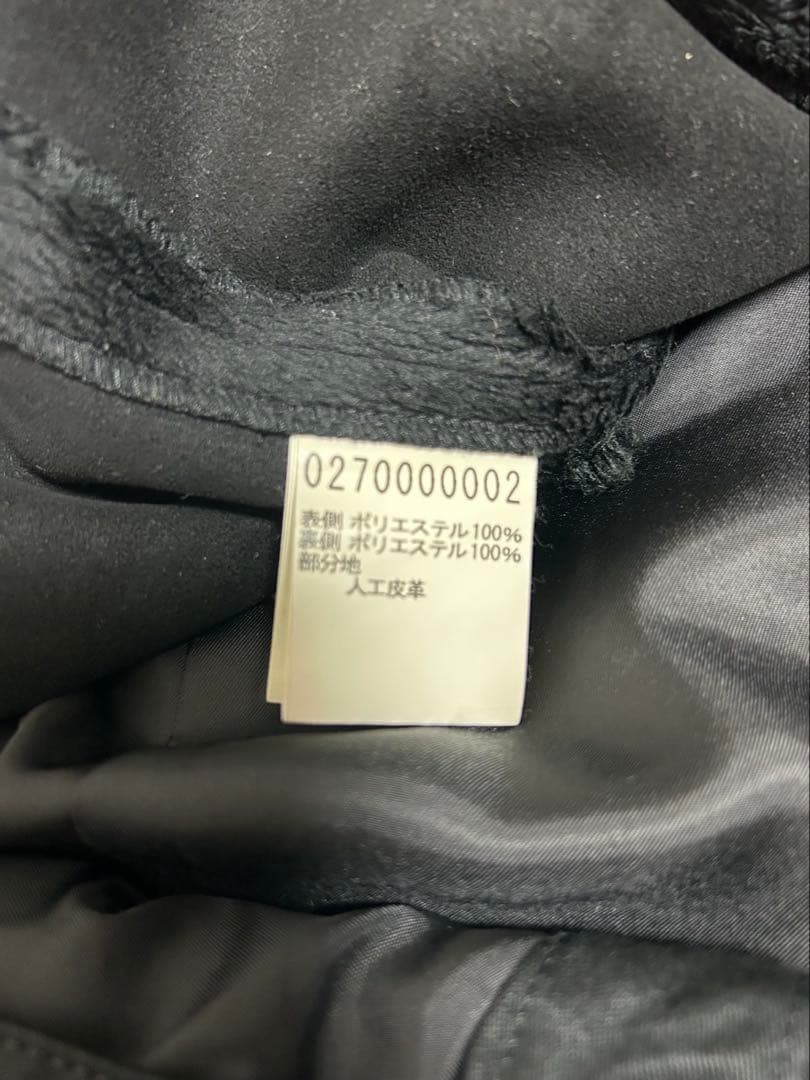 5351 プールオム ブラック モッズコート サイズS