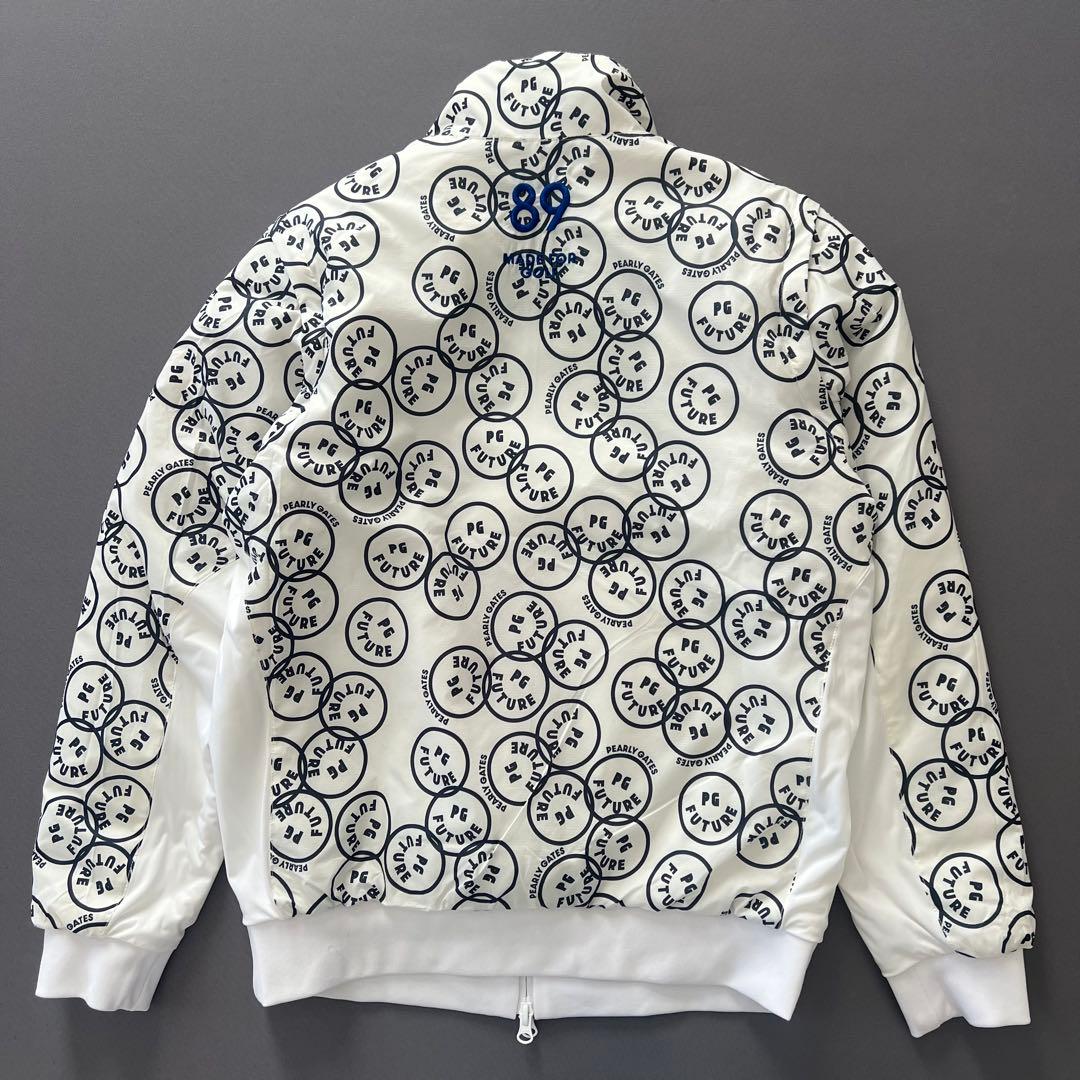 PEARLY GATES パーリーゲイツ　ニコちゃん　総柄　ダウンジャケット　M