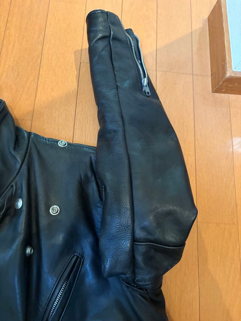 最終値下げカスタム Schott 618 ダブルライダースジャケット 34