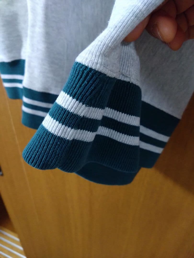 Champion　90s　リバースウィーブ　リンガー　Lサイズ 　刺繍ロゴ