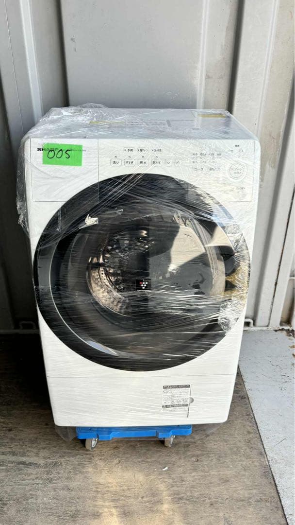 美品【 SHARP 】ドラム式洗濯乾燥機 ES-S7G-WL 2022年 005