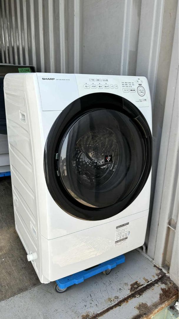 美品【 SHARP 】ドラム式洗濯乾燥機 ES-S7G-WL 2022年 005