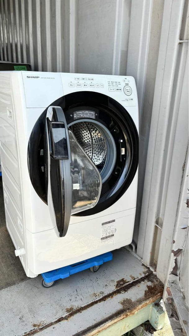 美品【 SHARP 】ドラム式洗濯乾燥機 ES-S7G-WL 2022年 005