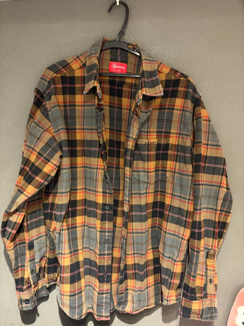 トップス supreme Plaid Flannel Shirt