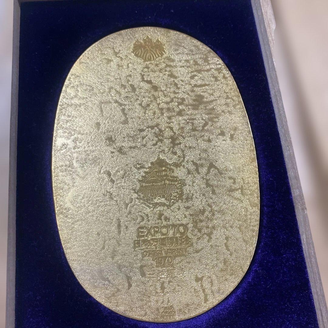 【日本万国博記念】天正大判 三越謹製 純銀 24KGP EXPO’70 1970