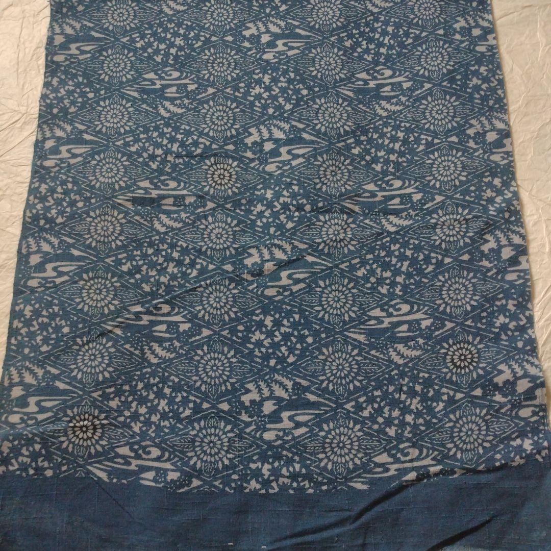 藍染浴衣反物