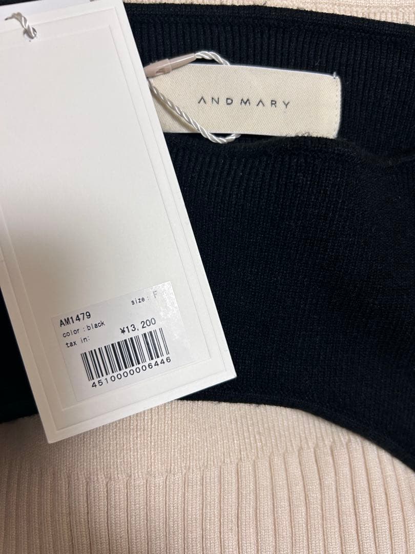 トップス andmary Bebe ribbon set tops