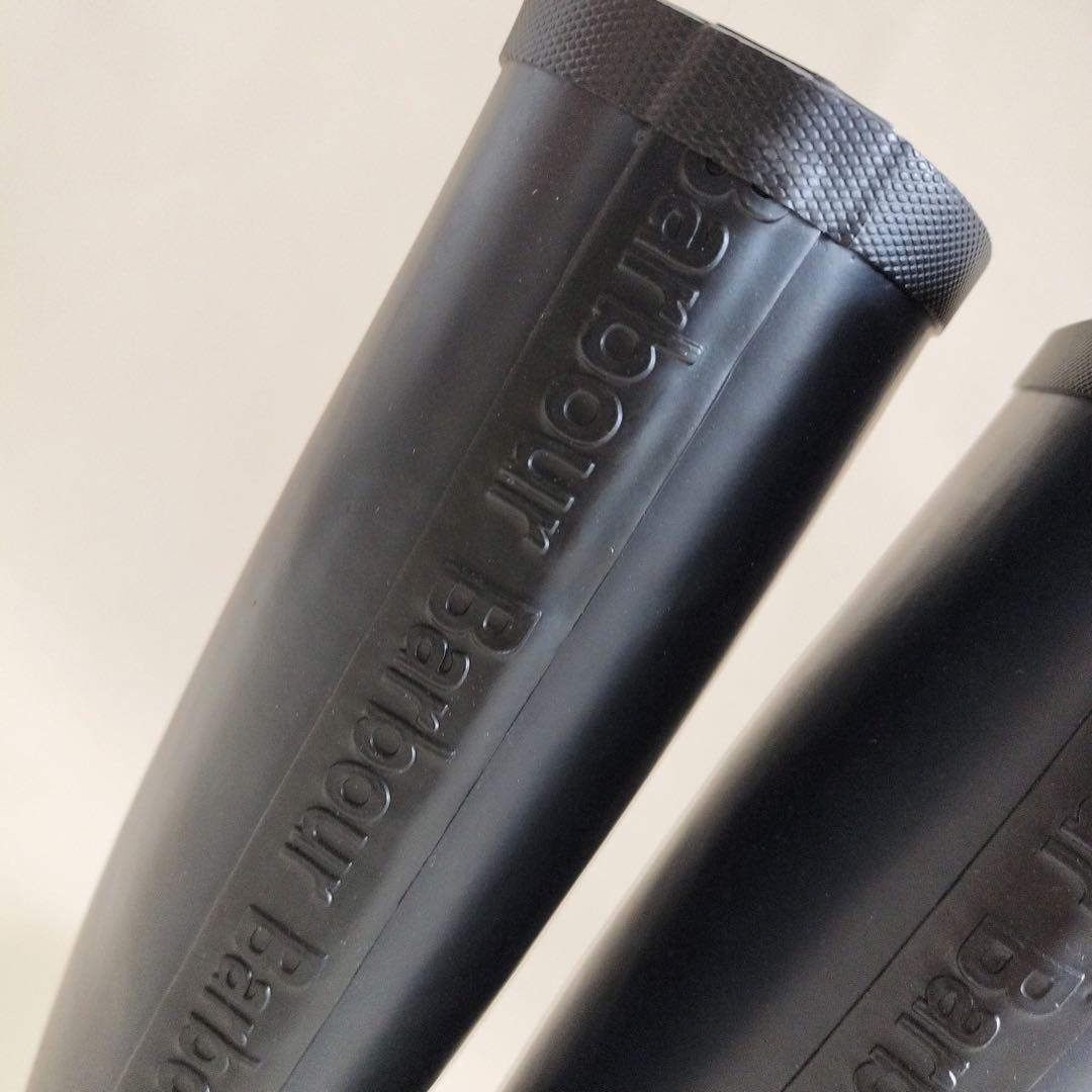 Barbour 　バブアー　レインブーツ　ブラック　チェック　黒　シューズ　5