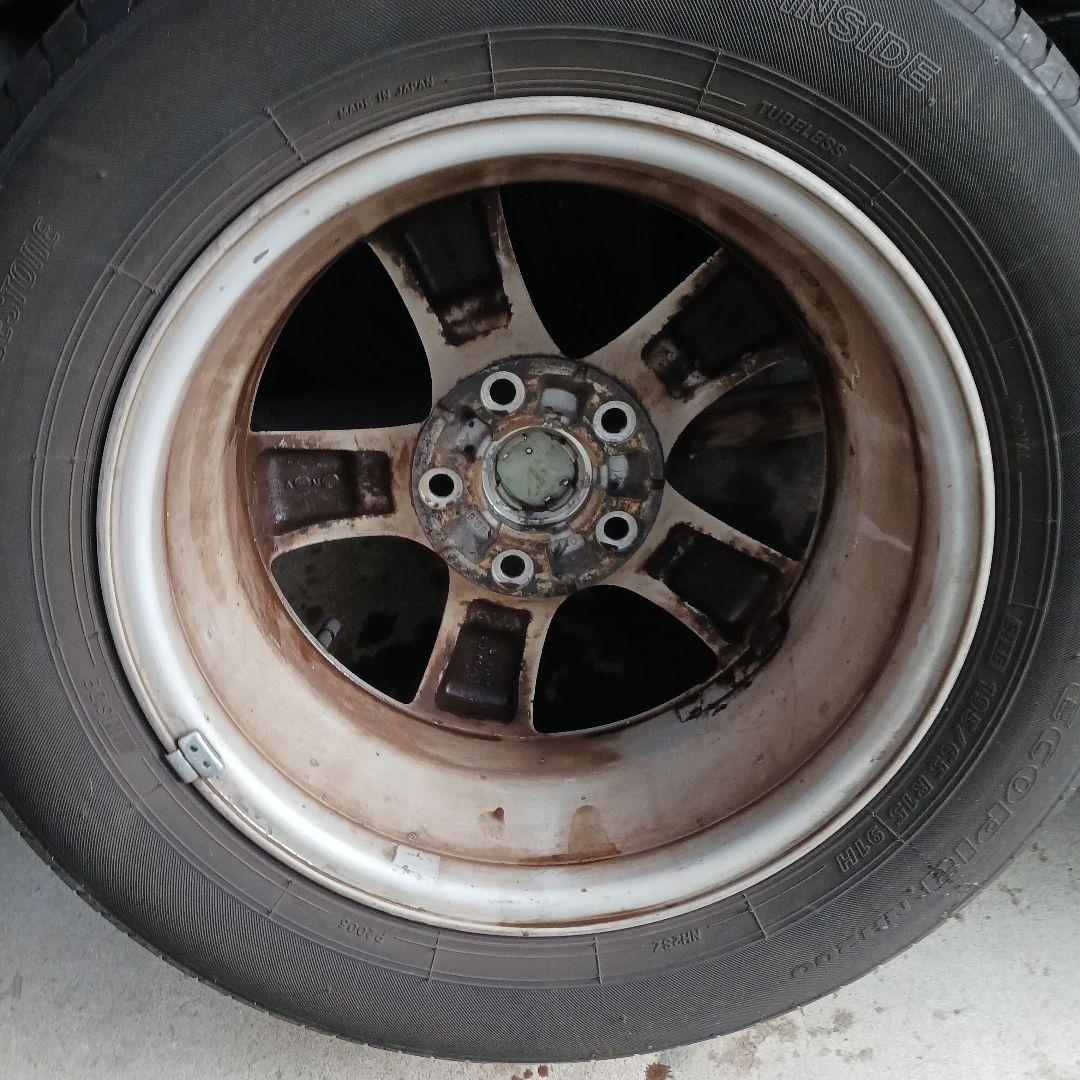 マツダ純正ホイール ブリヂストン エコピア 15インチ ホイールセット