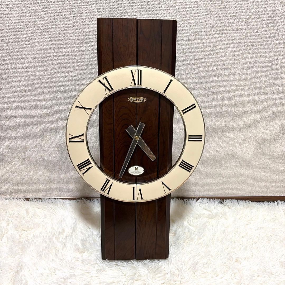 リズム時計工業 Small World スモールワールド　からくり掛け時計