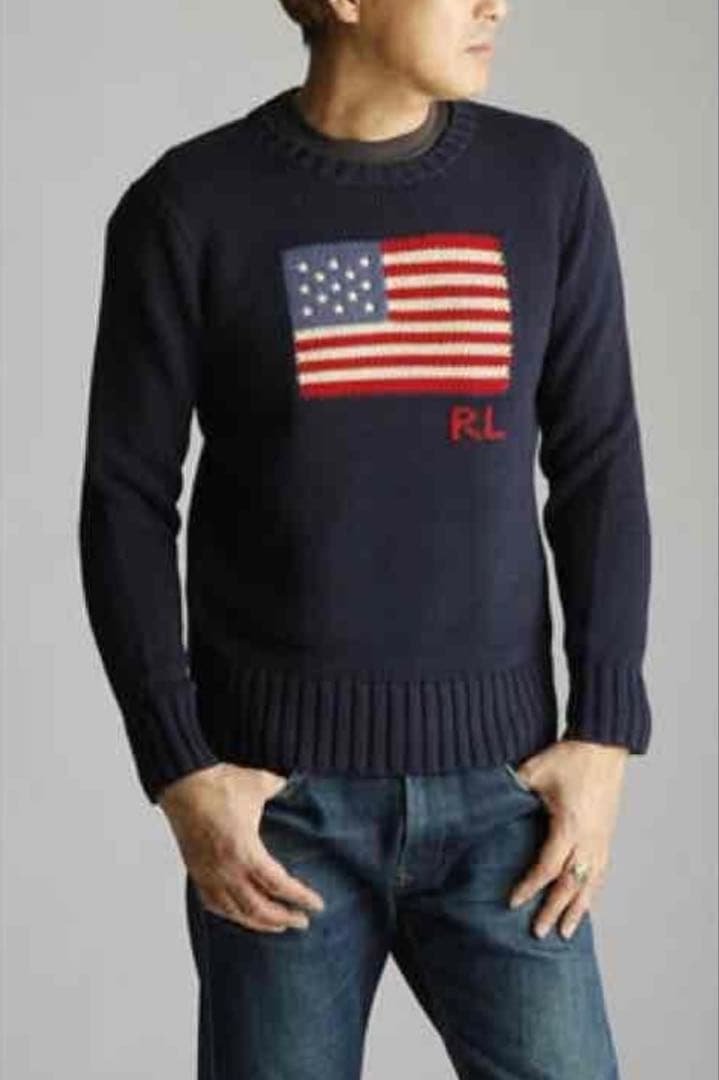 ポロ ラルフローレン POLO RALPH LAULEN 星条旗 国旗 セーター