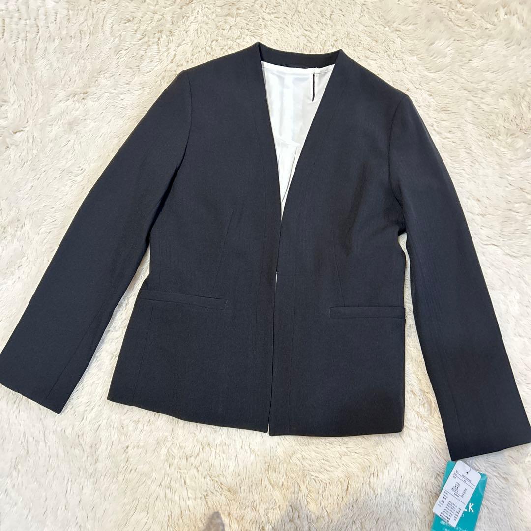 未使用RIRIYANO 洗えるスーツ　セットアップ　3点セット　黒　パンツ