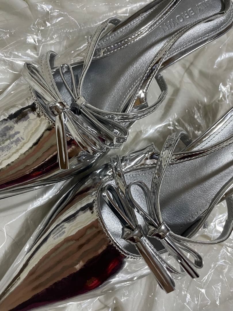 リボンディティールミュール　lily brown リリーブラウン　サンダル