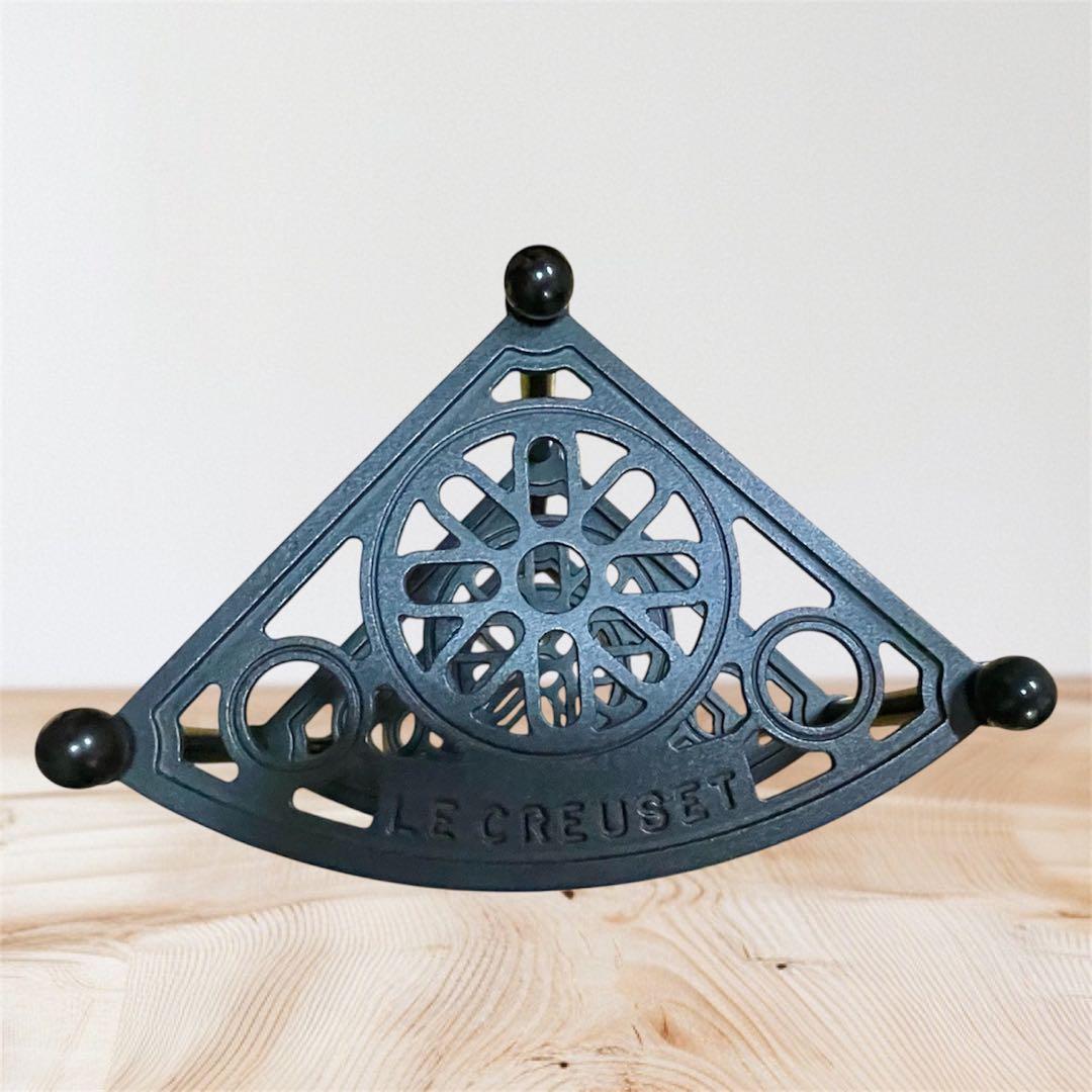 LE CREUSET ポットスタンド マットブラック 希少品 ３段