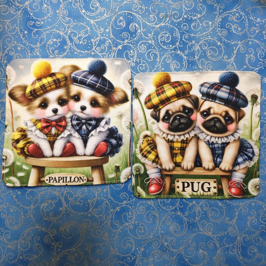 アロママ　ハンカチ　ワンコさん柄　　27枚